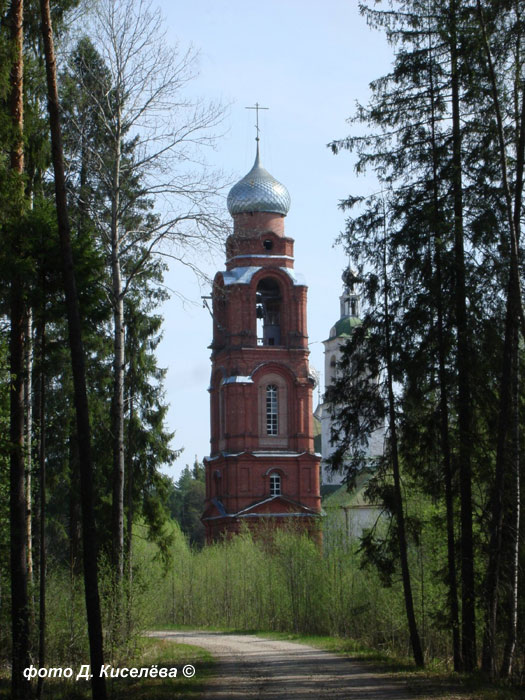 Колокольня XIX в. Вид с лесной дороги, фото Дмитрия Киселева